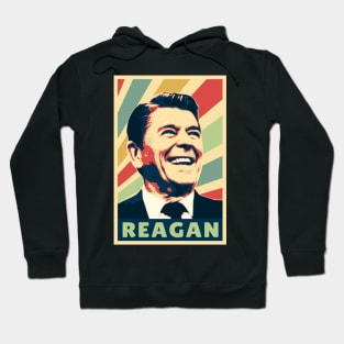 Ronald Reagan Vintage Colors Hoodie